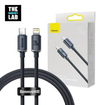 Baseus Crystal Shine Series 20W Fast Charging Type-C To Lightning Data Cable (CAJY000201) (iPhone cable)_img_1
