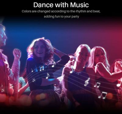 WiFi + Bluetooth RGB LED Strip Light- Work With Alexa, Google Home, Dance With Music (16 Feet, Sonoff L2)_img_3