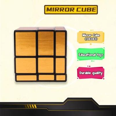 Golden Rubik's Cube 3x3 (rubics_mirror_3x3_g) - Golden_img_1