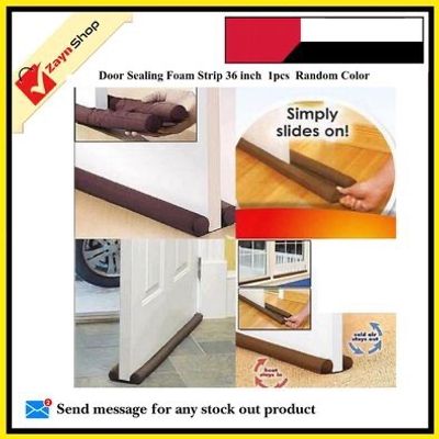 Door Sealing Foam Strip 36 inch use for Under Door Guard  1pcs Random Color_img_0