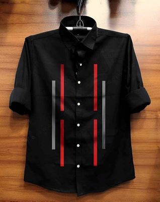 Exclusive Black print shirt_img_0