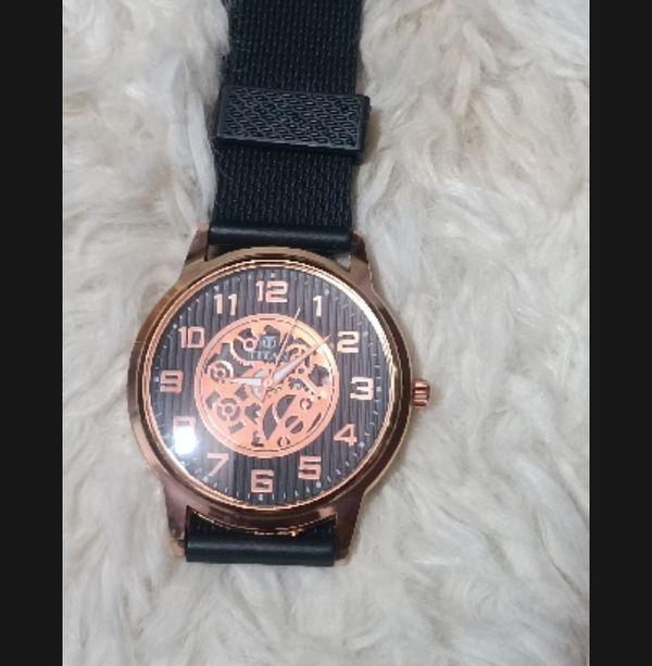 WRM10-PU Leather Wrist Watch For Men -Brown