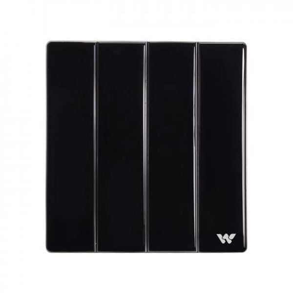 WC4GS1 4 GANG SWITCH-1WAY CRYSTAL