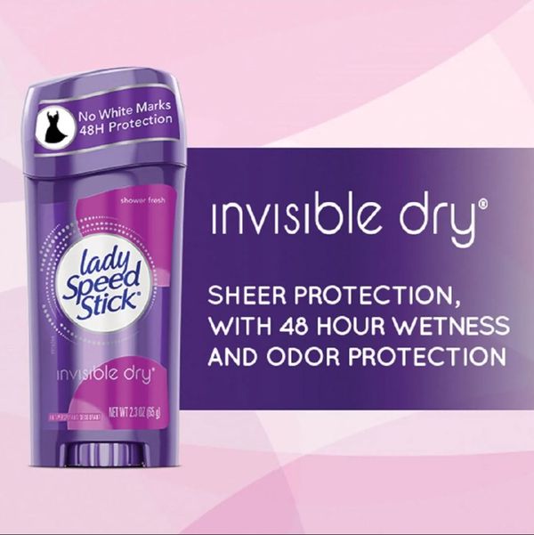 Lady Speed Stick Invisible Dry Shower Fresh Antiperspirant Deodorant 65g