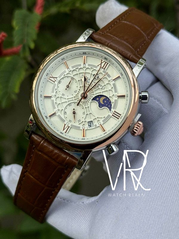 PATEK PHILIPPE SPIDER RG CASE WHITE DIAL