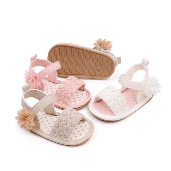 Baby Girl Fashionable Side Flower Anti-Slip Sandal (6 to 18 months)