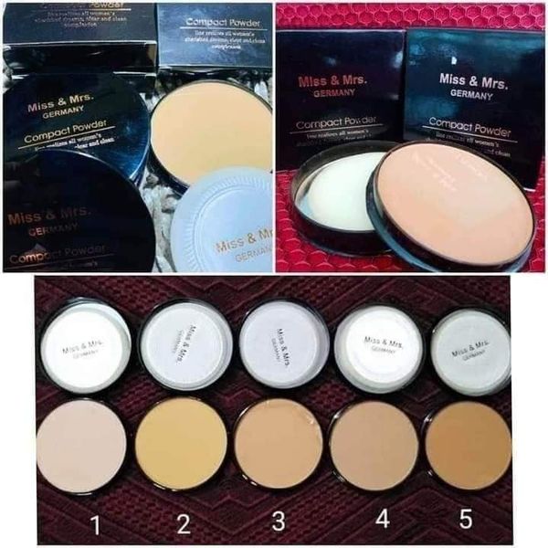 miss Mrs face powder shade 1/2/3/4/5/
