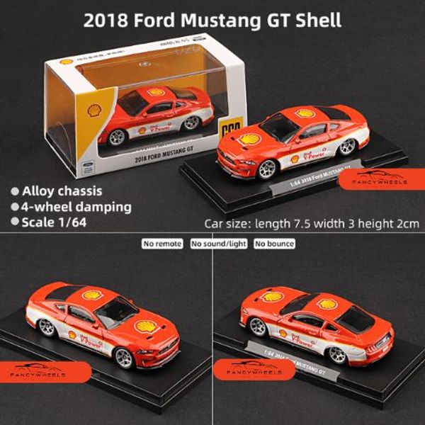 CCA 1:64 2018 Ford Mustang GT Shell Die-Cast Model Car