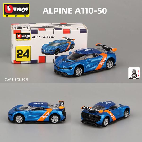 Bburago 1:64 Alpine A110-50 Die-cast Model Car