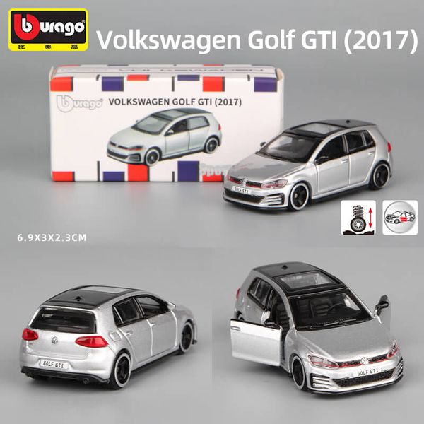 Bburago 1:64 Volkswagen Golf GTI 2017 Die-cast Model Car