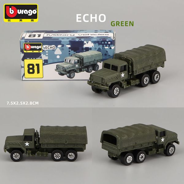 Bburago 1:64 Echo Green Die-cast Model Car