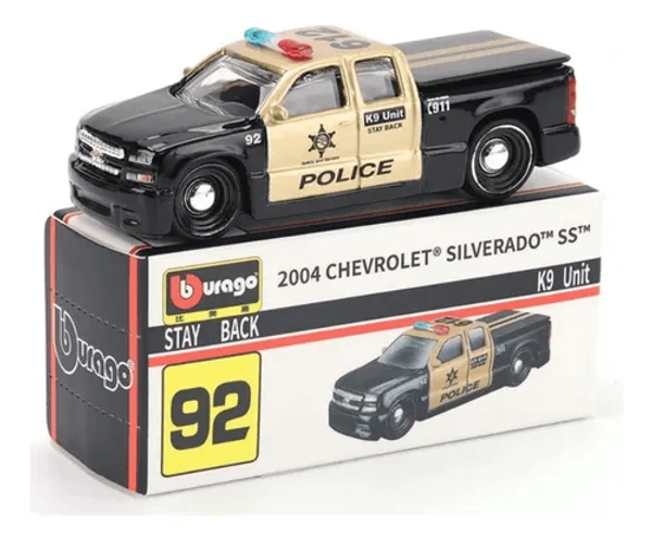 Bburago 1:64 2004 Chevrolet Silverado SS Die-cast Model Car