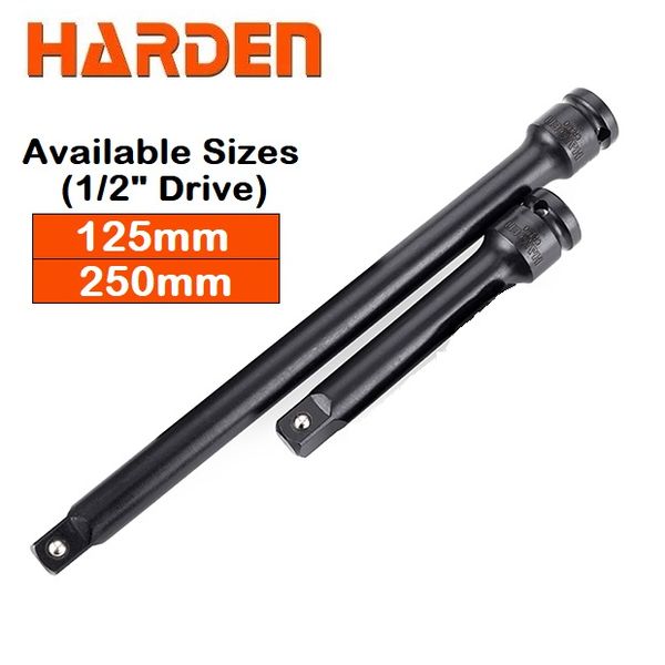 HARDEN 1/2" Impact Extension Bar ( 125mm | 250mm ); 536592 | 536593