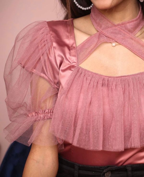 Blushing Dahlia Top - Image 2