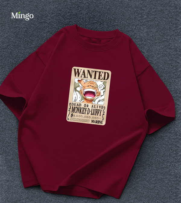 Wanted Dead or Alive (One Piece) - Meroon Dropshoulder - Image 2