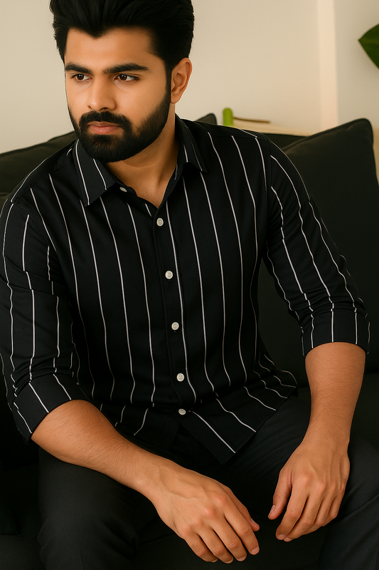 Old Money Black Shirt
