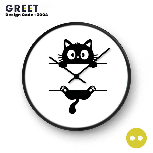 Paw & Tale Cat Theme Wall Clock