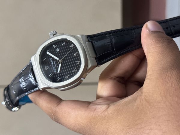 PATEK ARABIC AURA BLACK BELT BLACK DIAL