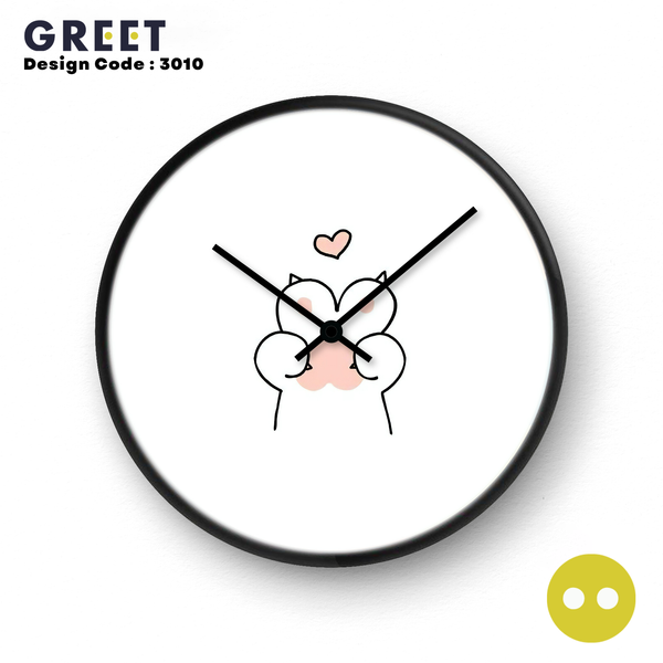 Cat's Paw Theme Wall Clock