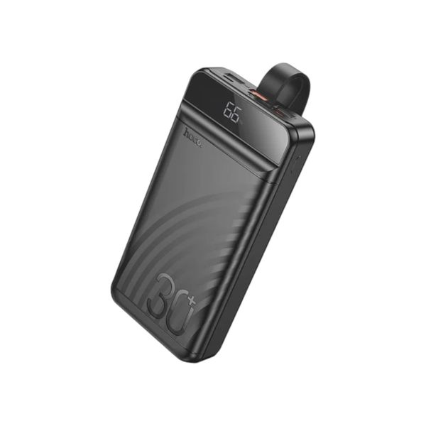 Hoco J123B Element 30000mAh 22.5W Fast Charging Power Bank – Black .