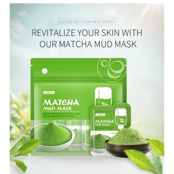 Laikou Matcha Mud Mask (12 Pcs) – 60g