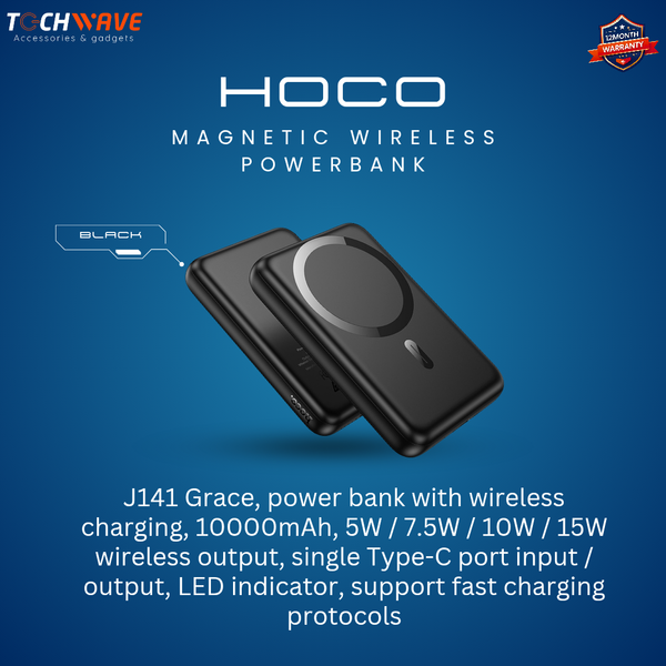 Hoco J141 PD20W Magnetic Wireless Charging 10000mAh