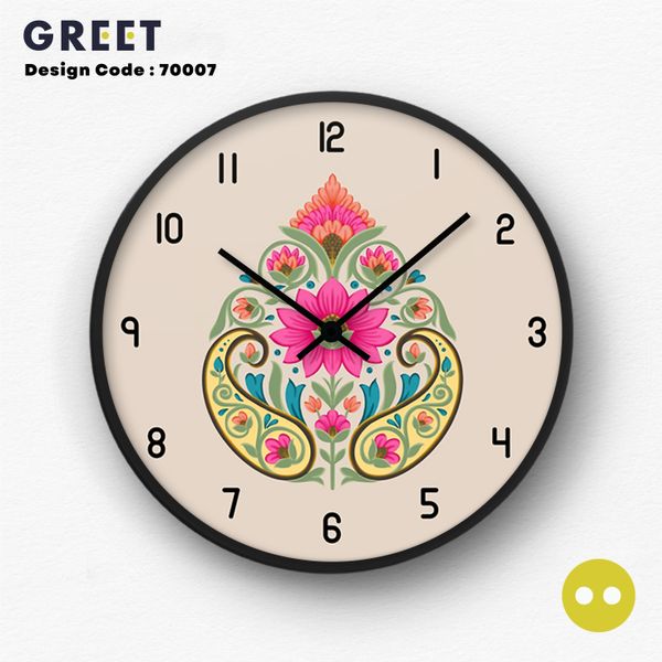 Betel Leaf Artistic Bengali Wall Clock