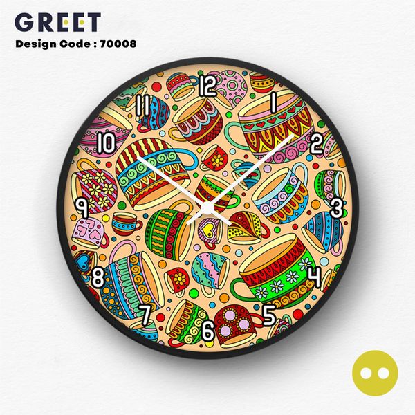 Tea Cup Artistic Bengali Wall Clock
