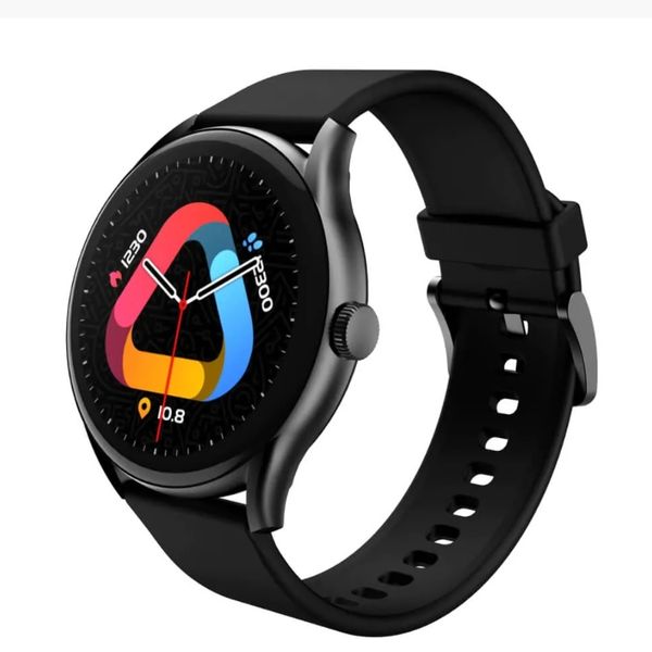 QCY Watch GT Smart Watch Retina AMOLED Display- Black Color