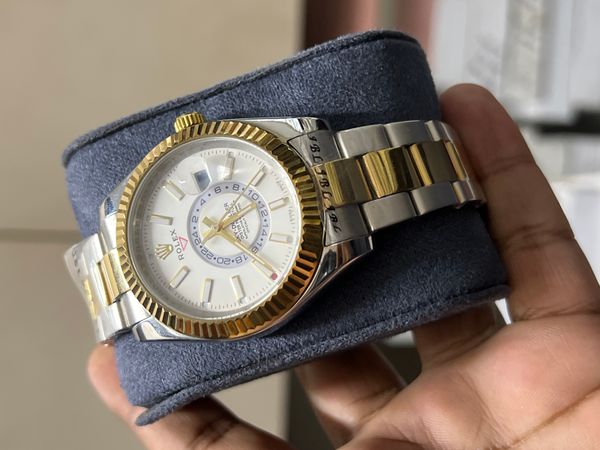ROLEX AUTO TWO TONE GOLD SKY DWELLER