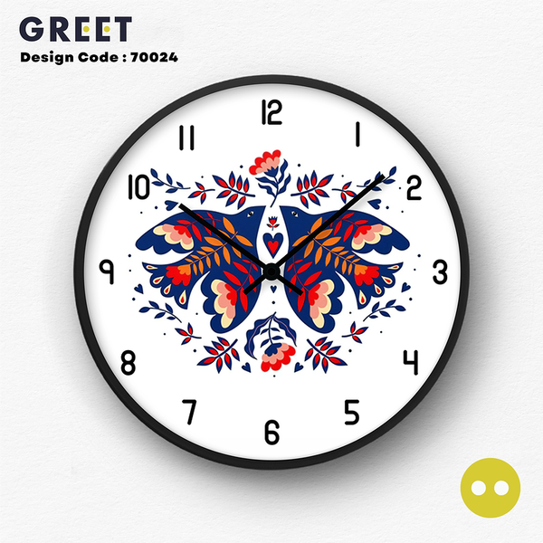 Charming Bird Artistic Wall Clock