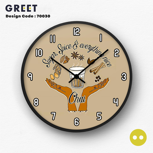 Sugar, Spice & Everything Nice Wall Clock