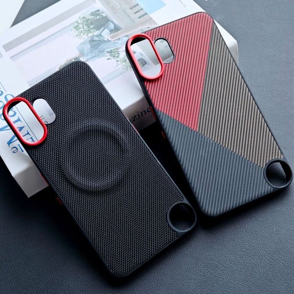 Nothing CMF Phone2Pro leather texture magnetic cover Metal Camera Bumper