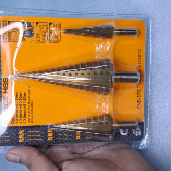 Step drill bits 4mm - 32mm