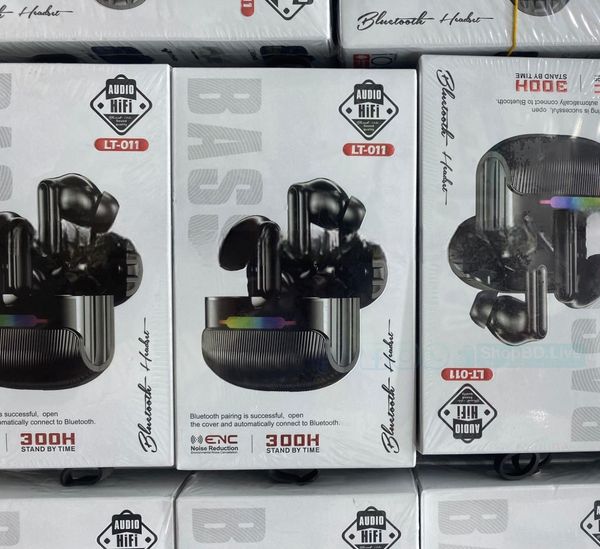 LT-011 TWS Wireless Bluetooth Earbuds | HiFi Audio, ENC Noise Reduction, Touch Control | Price in BD