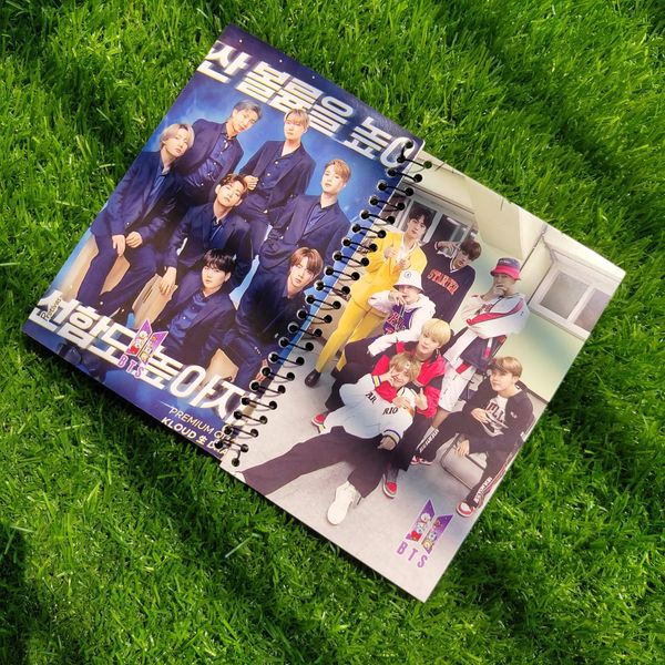 Small Notebook-OT7 White & Blue