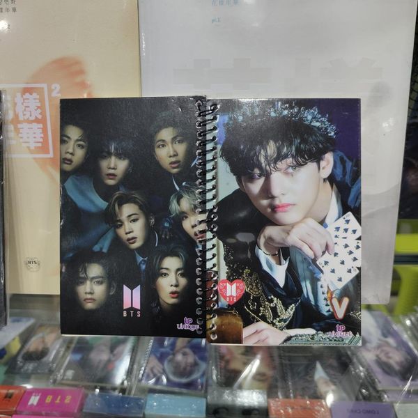 Small Notebook-Taehyung (V) Card & Black OT7