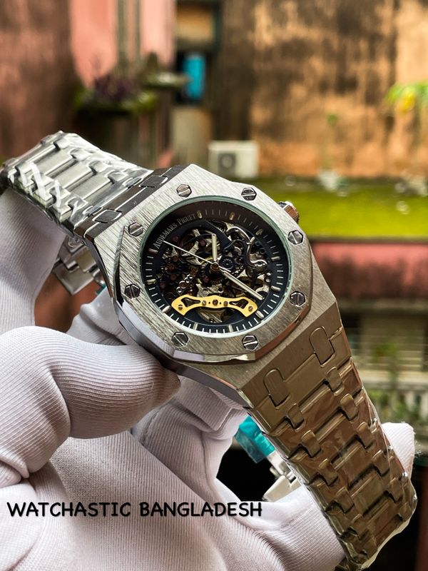AP Auto Skeleton  Blue Dial
