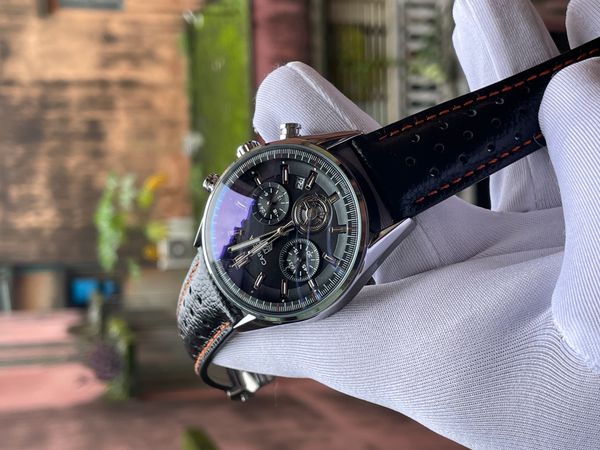 Tag Belt 3 Chrono Black Silver