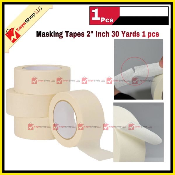 Masking Tapes 2" Inch 30 Yards 1 pcs