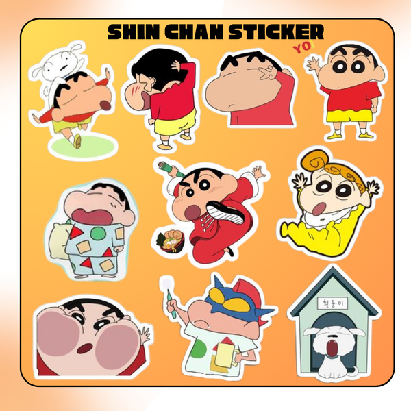 Shin chan sticker 01