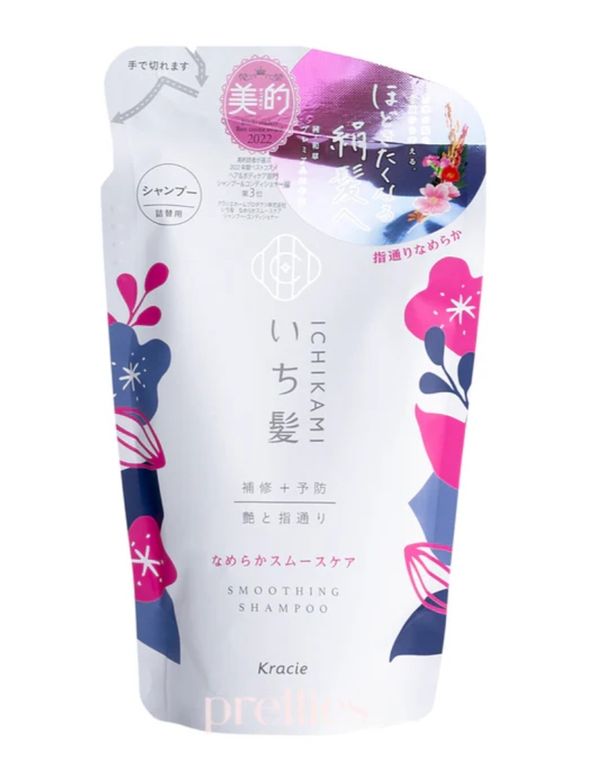 Kracie ICHIKAMI Hair Care Smoothing Shampoo Cuticle Smooth 363ml