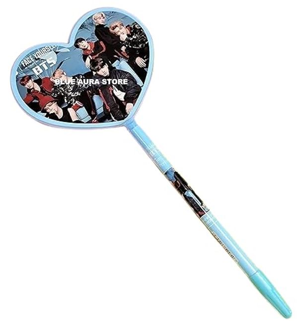 BTS Heart Pen-OT7 SkyBlue