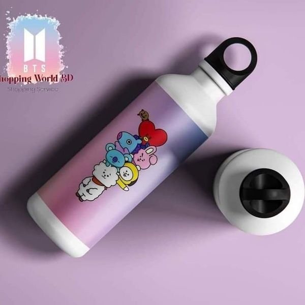 BT21 Pink Water Bottle