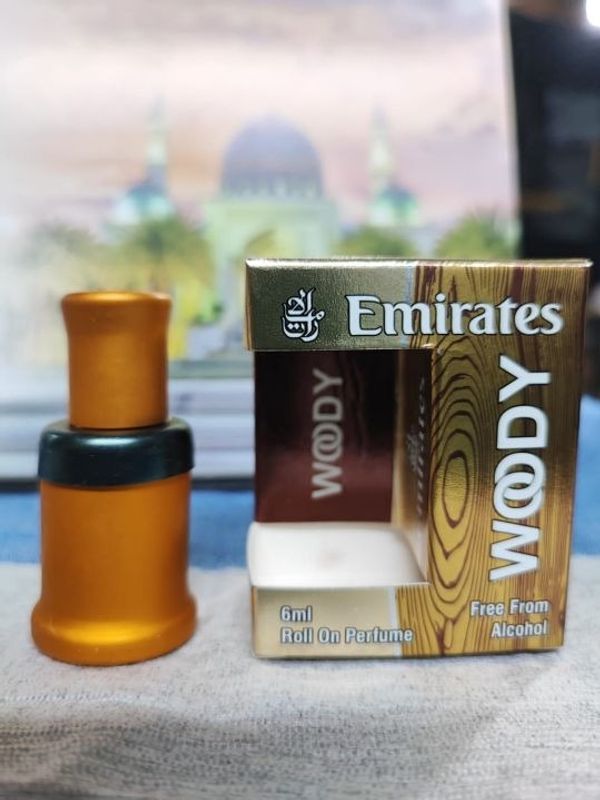 Emirates Woody 6 ml roll on Attar - আতর