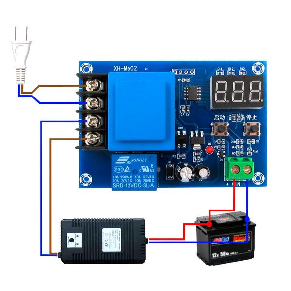 Digital battery AutoCut Circuit 3.7-120V