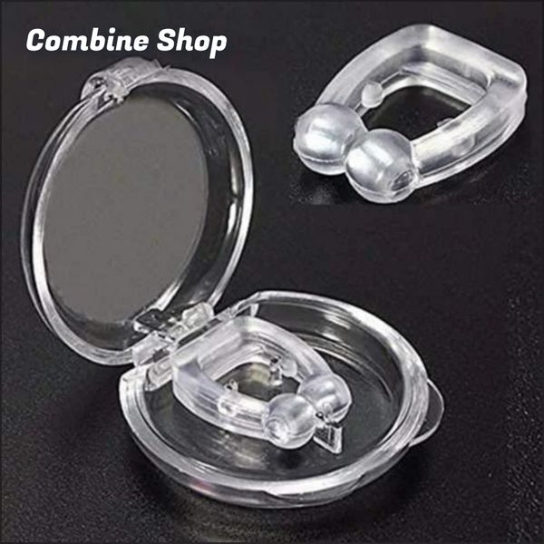 Silicone Magnetic Anti-Snoring Nose Clip.