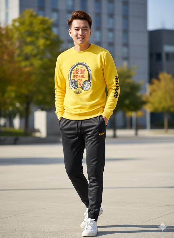 Full Sleeve T-Shirt & Trouser Combo Set