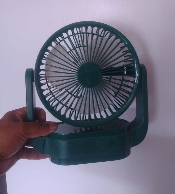 High Quality Rechargeble & Portable Desk Fan EN 1300
