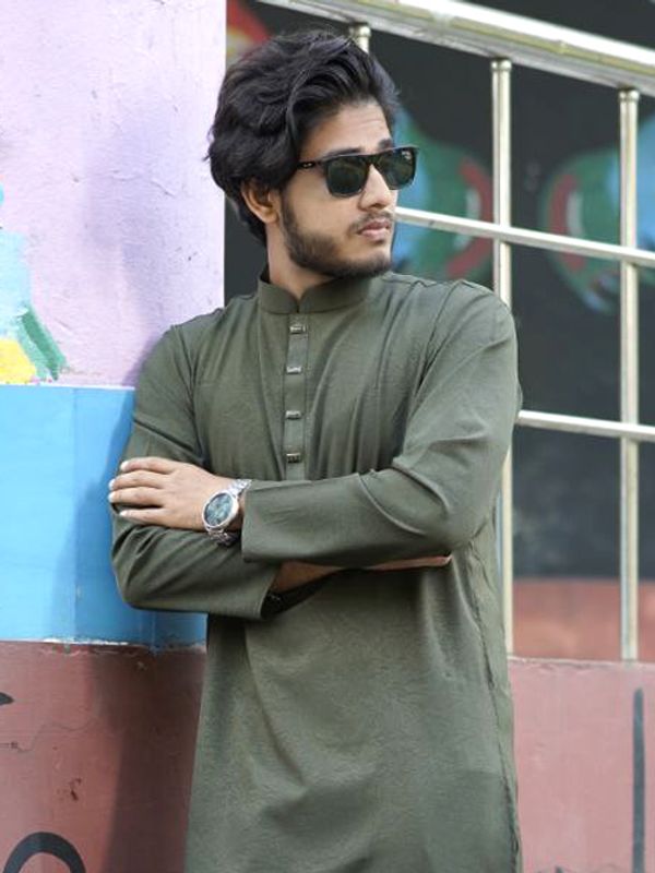 প্রিমিয়াম মাইক্রোস্টিজ ভাঙচুর ফেব্রিক সলিড পাঞ্জাবি